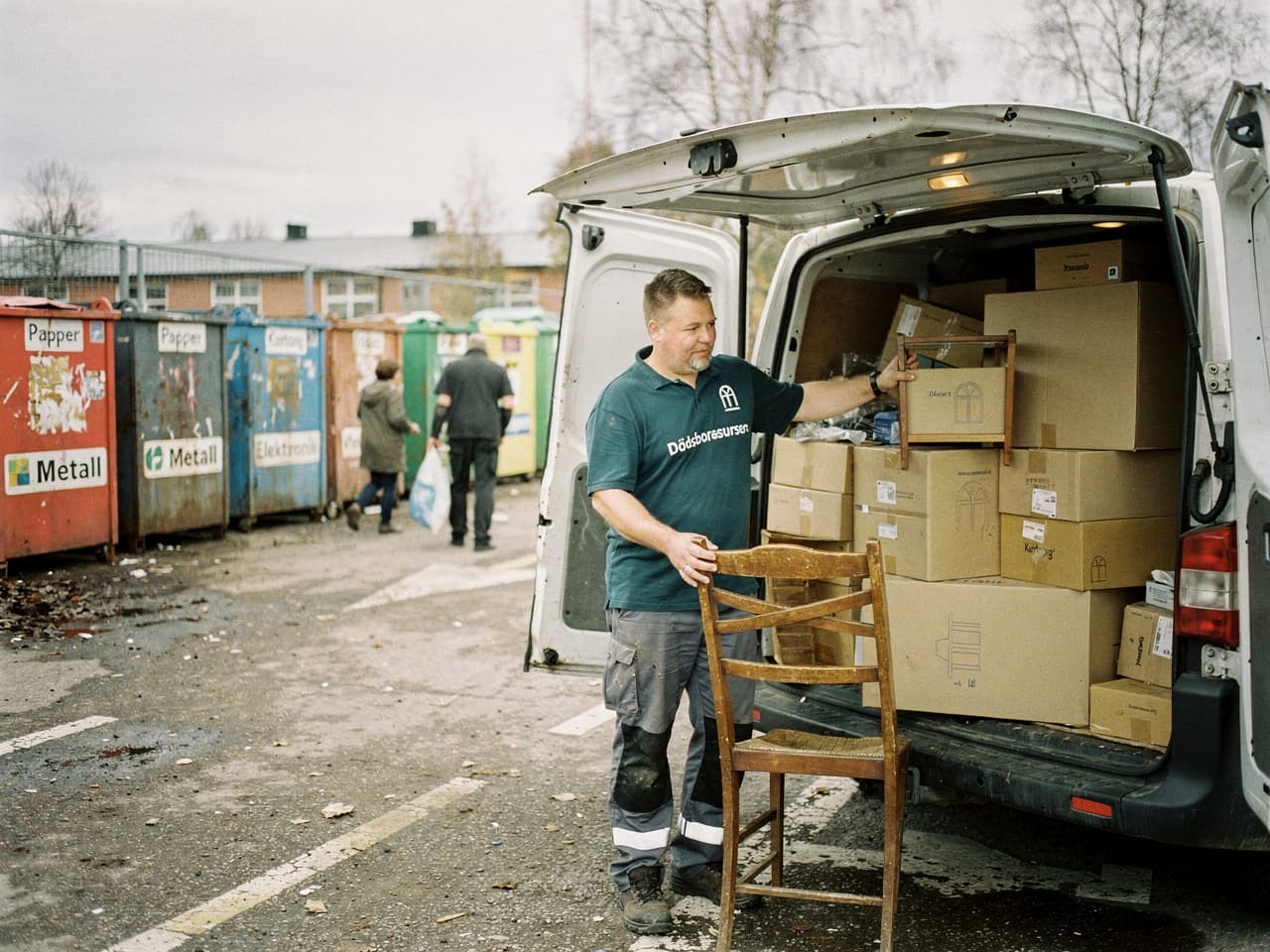 Sortering och återvinning vid bortforsling av dödsbo i Eskilstuna