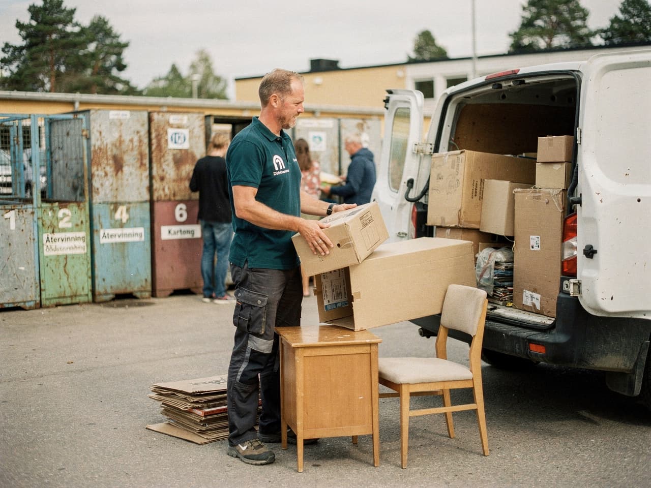 Sortering och återvinning vid bortforsling av dödsbo i Karlskoga