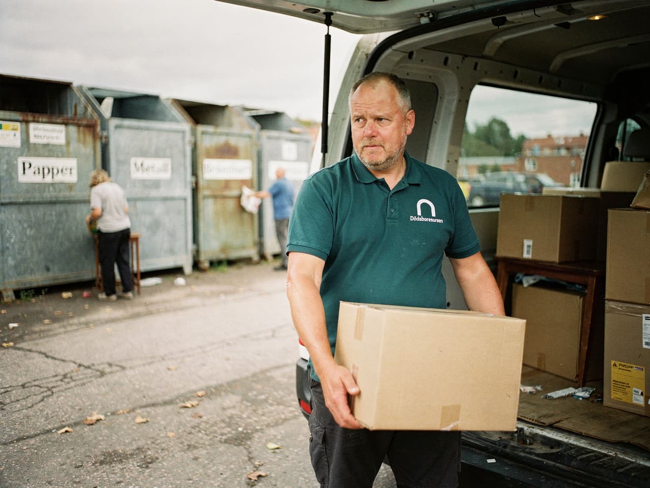 Sortering och återvinning vid bortforsling av dödsbo i Kumla