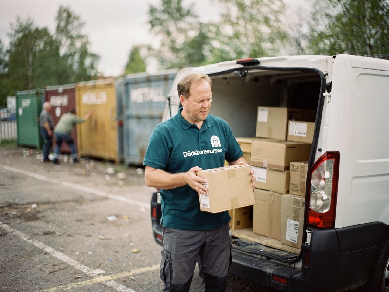 Sortering och återvinning vid bortforsling av dödsbo i Finspång