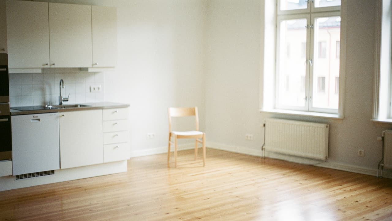 Nystädad bostad redo att lämnas tillbaka efter ett dödsbo