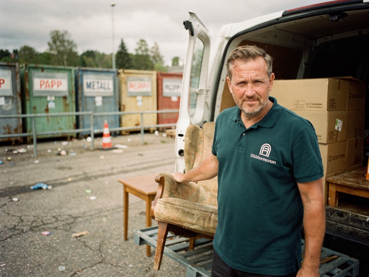 Sortering och återvinning vid bortforsling av dödsbo i Ljungby
