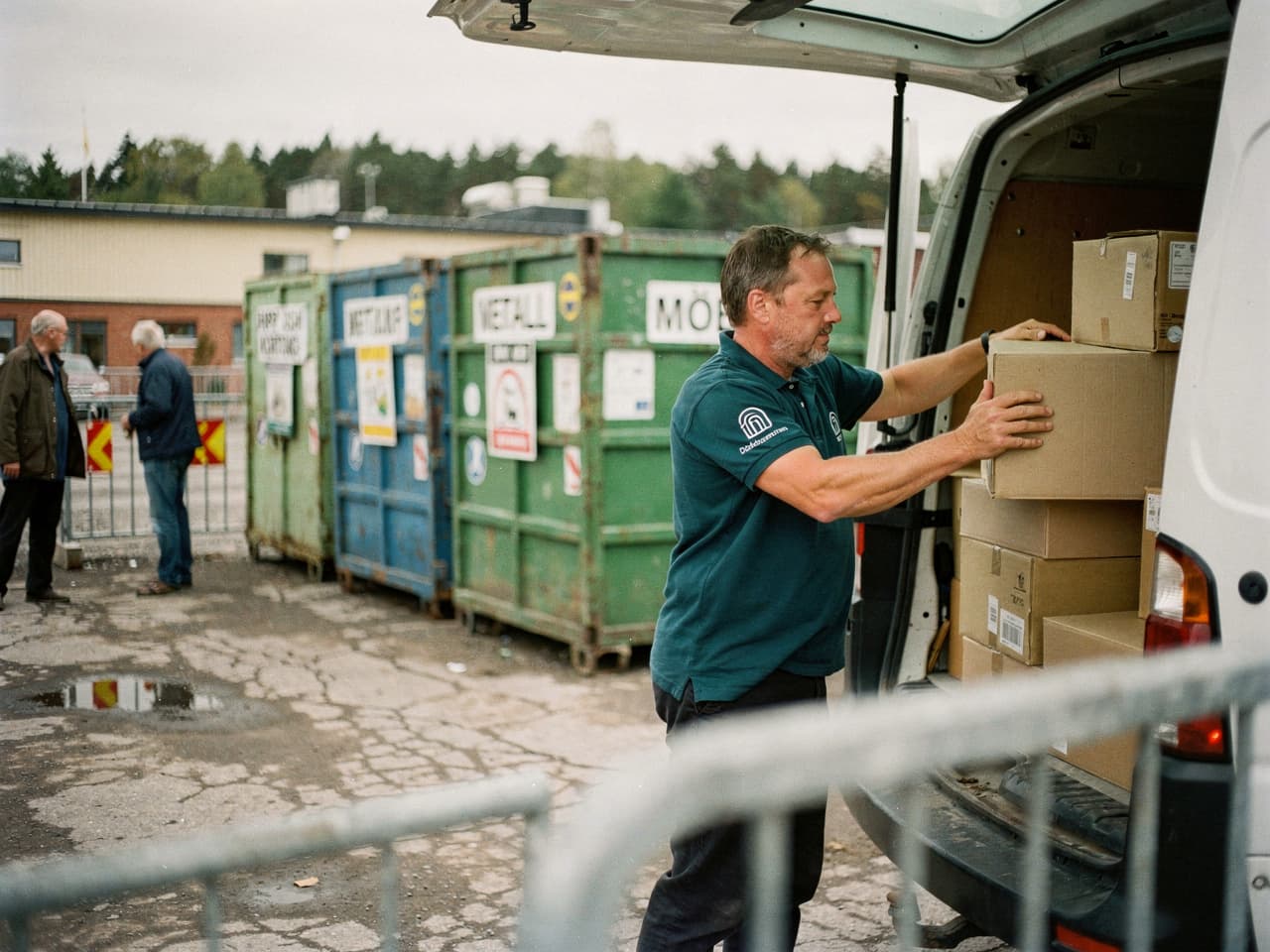 Sortering och återvinning vid bortforsling av dödsbo i Ronneby