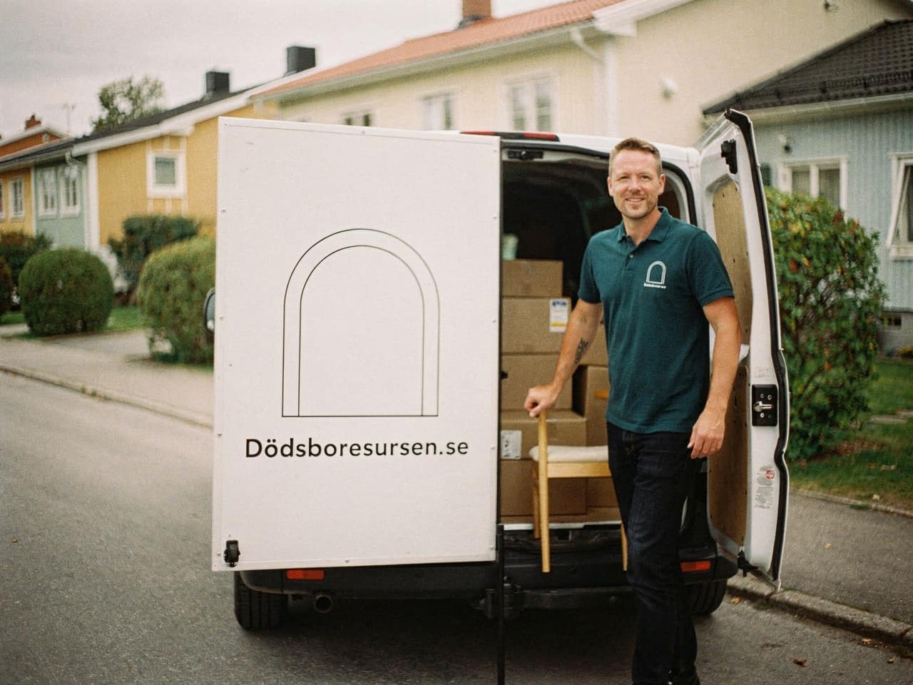 Bortforsling av möbler och bohag från ett dödsbo till återvinning