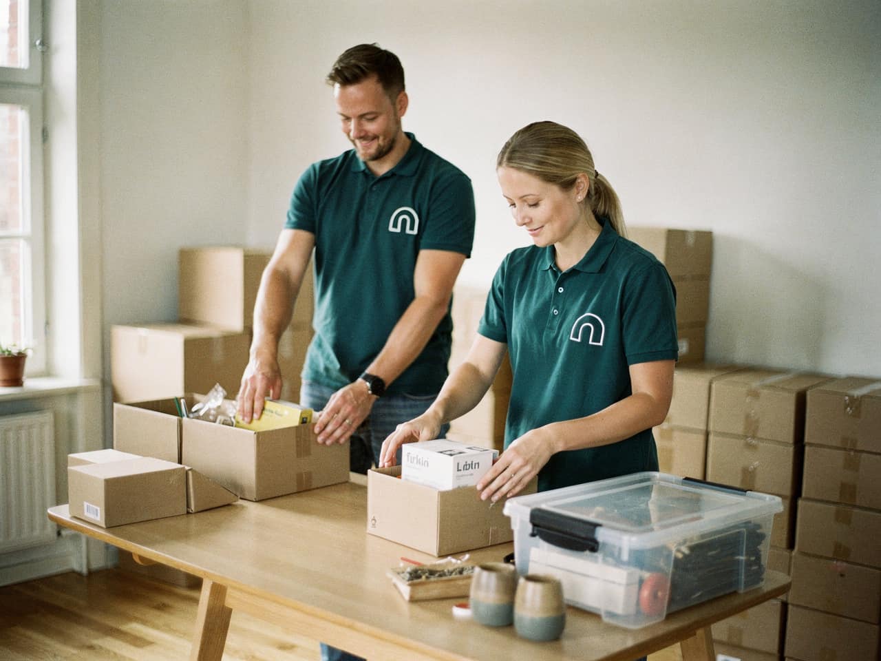 Professionell dödsbotömning rum för rum av en bostad